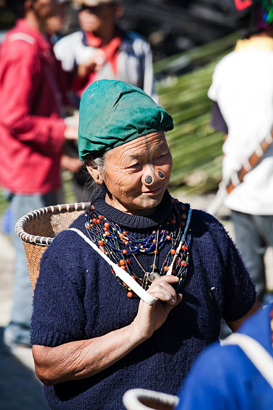  Apatani woman near Ziro
